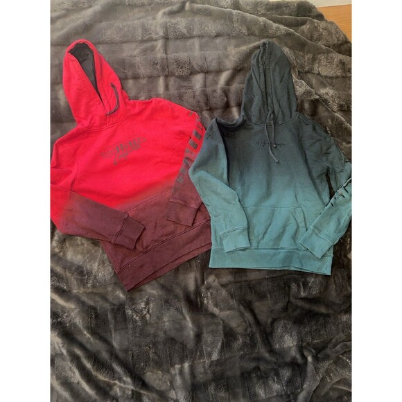 Hollister Sweatshirts Womens S Ombré Hoodies Logo Pullover Lot Of 2 casual - Picture 9 of 9
